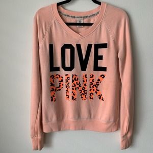 PINK Victoria’s Secret V Neck Sweatshirt S